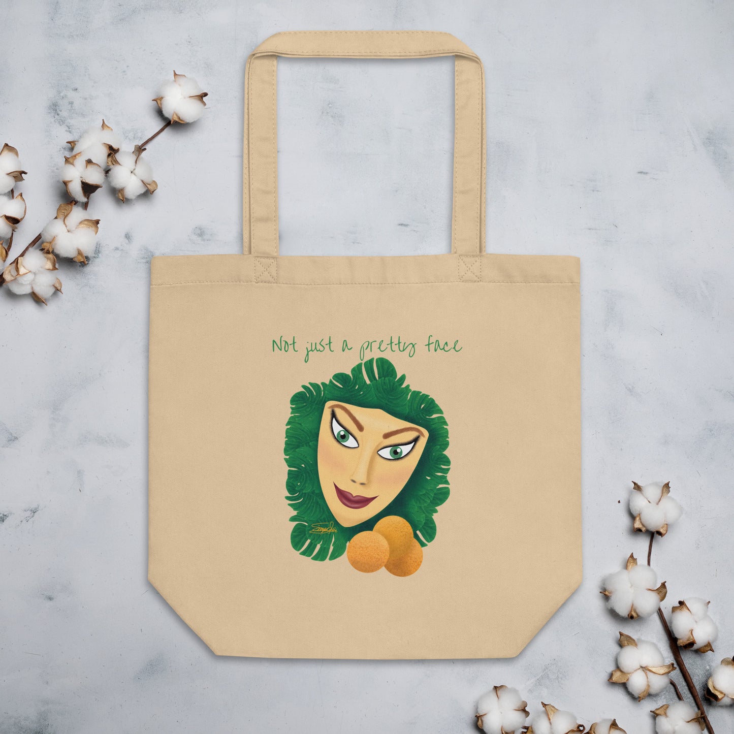Not just a pretty face - Eco Tote Bag