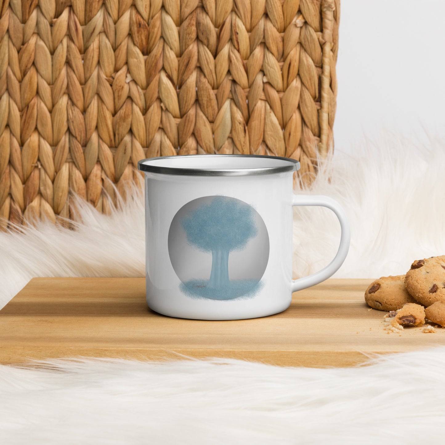 Coffee Break, Nature Pause - Enamel Mug